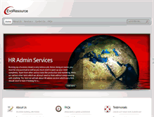 Tablet Screenshot of evoresource.com